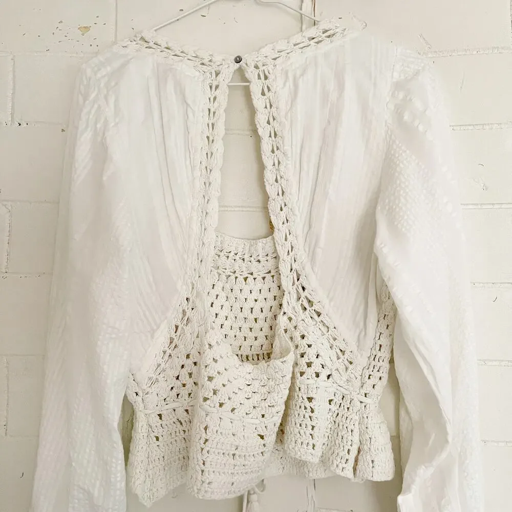 Free People ivory meghan